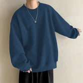 Threebooy Thin -hatless Sweaters Men Women Handsome High Sense of Spring Autumn Port Breeze Ins Casual Loose Long -sleeved Bottoming Shirt