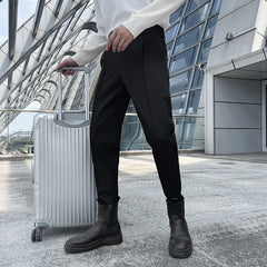 Threebooy Clothing Harem Jogger Pants Men Cotton Sweatpants Trousers Men Casual Lightweight Spring Summer Men Casual Pants