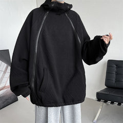 Threebooy Oversize Sweatshirts for Men Zip Up Hoodies Men's Spring Clothes Hoodie Sweatshirt Male Embossing Man Original Brands Clothing