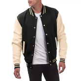 Threebooy Spring and Autumn New Fashion Trend Sports Retro Baseball Jacket Men's Casual Loose Comfortable Large Size High Quality Coat