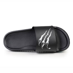 Threebooy Plus Big Size 49 50 51 52 Mens Rubber Slide Slippers Wide Flat Sandals Beach Shoes Indoor Home House Outdoor Palm Claps