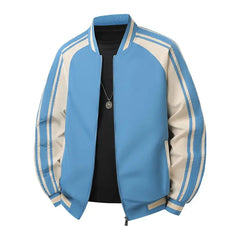 Threebooy Autumn and Spring New Fashion Trend Sports Fitness Baseball Jacket Men's Loose Comfortable Plus Size High Quality Outerwear