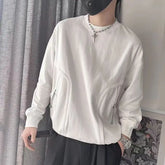Threebooy New Men's Hoodie Spring Autumn Trendy Long Sleeve Pullover Casual Streetwear Tops