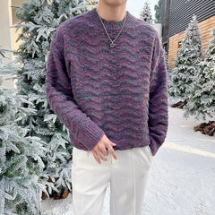 Threebooy Clothing Men Winter High Quality Knitted Sweaters Male Slim Keep Warm Winter Christmas Pullover Men Long Sleeve Sweaters