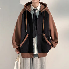 Threebooy Hoodie Coat Men Women New Spring Autumn Zipper Hoodies Solid Color Hip Hop Fashion Cotton Cardigan Jacket Sweatshirt Tops