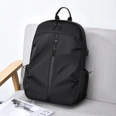 Threebooy New Men's Backpack Fashionable Minimalist Travel Lightweight Multi-Functional Student Bookbag Logo Printable Urban Style Nylon