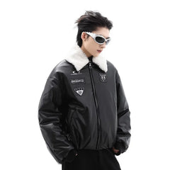 Threebooy 90s Streetwear New Winter Cotton Coat Cotton Jacket Thickened Warm Bread Jacket Sports Leisure Jacket