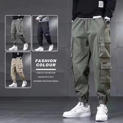 Threebooy Working Pants Men's Autumn Trendy and Versatile Handsome Casual Niche Trendy Brand