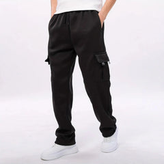 Threebooy Hot Sale Mens Workwear Casual Pants Multi Pocket Loose Straight Joggers