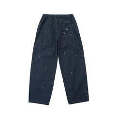 Threebooy Mens Vintage Graffiti Pants Harajuku Baggy Casual Lumberjack Trousers Men Streetwear Japan Style Solid Cargo Wide Leg Pants Male