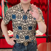 Threebooy Luxury Zippered Polo Shirt for Men Summer Short Sleeve T-shirts Fashion Versatile Casual Business Lapel Tshirts Streetwear Tee