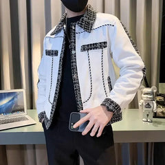 Threebooy Coats Casual Spring Autumn Men's Jackets Original Brands Deals Clothing Fashion Harajuku Korean