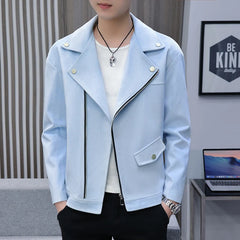 Threebooy Brand clothing Autumn Winter New Men Short Coat Double Casual Windbreaker Coat Fashion Retro Tartan Jacket Coat S-3XL