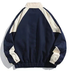 Threebooy Reflective Striped Jacket Men Hip Hop Streetwear Coat Zipper Up Jacket Windbreaker Harajuku Thin Coats Sports Black Blue