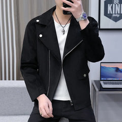 Threebooy Brand clothing Autumn Winter New Men Short Coat Double Casual Windbreaker Coat Fashion Retro Tartan Jacket Coat S-3XL