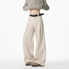 Threebooy Spring Design Patchwork Casual Trousers man Loose Wide Leg Waist Comfort Stretch Elastic Athleisure Pants Travel Fashion