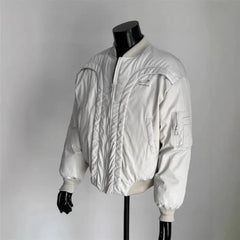 Threebooy Winter Design Jacket Motorcycle Wear Men's Thick Warm Baseball Uniform Padded Coat
