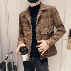 Threebooy Male Coats Spring Autumn Short Men's Cargo Jackets Trendy Joker Y2k High Quality Casual Cold Fast Delvery Deals Cheap Sale
