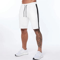 Threebooy Men Fitness Bodybuilding Shorts Man Summer Workout Male Breathable Mesh Quick Dry Sportswear Jogger Beach Short Pants