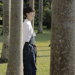 Threebooy American Retro Large Size Denim Overalls Men's Loose Trend Korean Style Fashion 2025 New High-end Straight Suspender Jumpsuit