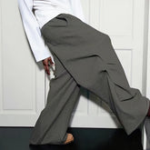 Threebooy Men Pants Solid Color Drawstring Joggers Workout Casual Sweatpants Men Streetwear Loose Fashion Male Long Trousers