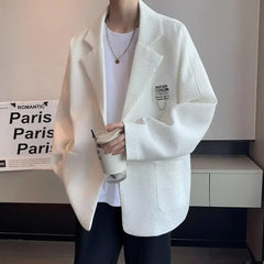 Threebooy Party Men's Suit Jackets Oversize Plus Big Size Male Blazer Coat Single Breasted Clothing Fashion Elegant Premium