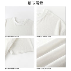 Threebooy New Mens Loose Fit Round Neck Tshirt Soft Drape Fabric Short Sleeve Casual Top Trendy Streetwear Breathable Lightweight Tee Hot