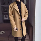 Threebooy New In Male Coats Trendy Luxury Designer Cheap Clothes Offer Clothing Fashion Men's Wool & Blends Jackets Casual Aesthetic