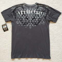 Threebooy 2000s Affliction T shirt New Harajuku Hip Hop Round Neck Oversized T shirt Men Short Sleeved Gothic Clothing Tops Streetwear
