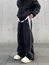 Threebooy Y2K Korean Casual Parachute Pants, Wide-Leg Joggers, Long Trousers for Women, Oriented Style.