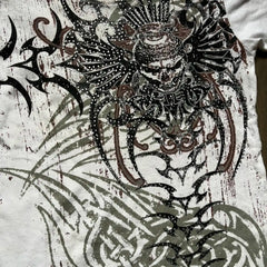 Threebooy 2000s Retro T shirt New Harajuku Womens Hip Hop Kawaii Oversized T shirt Mens Short Sleeved Gothic Clothing Tops Streetwear