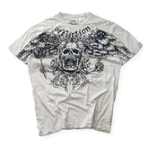 Threebooy 2000s American Fashion Pattern Print Cotton T-shirt Women New Street Hip Hop Retro Joker Short Sleeve Unisex Casual Loose Tees