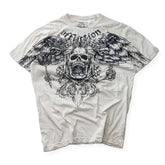 Threebooy New 2000s Tshirt Harajuku Retro Hip Hop Skull Pattern Oversized T shirt Men Women Short Sleeved Gothic Clothing Tops Streetwear