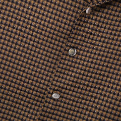 Threebooy French Style Men Short Jacket Fashion Luxury Thousand Bird Grid Pattern Tops Spring Autumn Vintage Loose Little Coat Streetwear