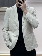 Threebooy Spring Autumn Man Suits Business Casual High Quality Long Sleeves Jacket Tops Light Ripe Style Men's Small Suit Coat Streetwear