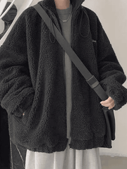 Threebooy Men's Cosy Zip-Up Fleece Jacket