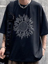 Threebooy Men's Darkness Sun Graphic Tee
