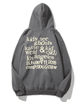 Threebooy Men's Graffiti Letter Print Hoodie
