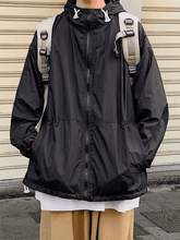Threebooy Men's Lightweight Zipper Hooded Jacket