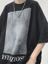 Threebooy Men's Mist Ghost Graphic Tee