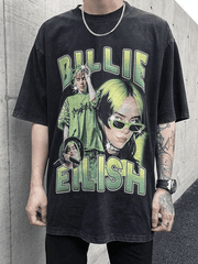 Threebooy Men's Punk Figure Graphic Tee