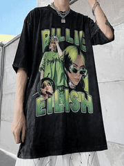 Threebooy Men's Punk Figure Graphic Tee