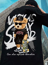 Threebooy Men's Skate Bear Graphic Tee
