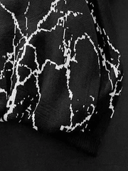 Threebooy Men's Vintage Jacquard Long Sleeve Knit Sweater