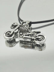 Threebooy Men's Vintage Moto Skull Necklace