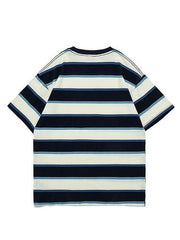 Threebooy Men's Vintage Striped Tee