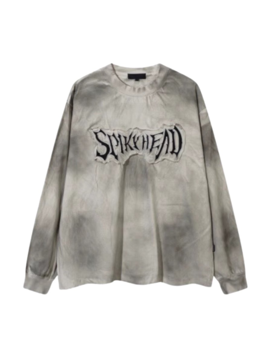 Threebooy 【Mz】washed long-sleeved T-shirt na1381