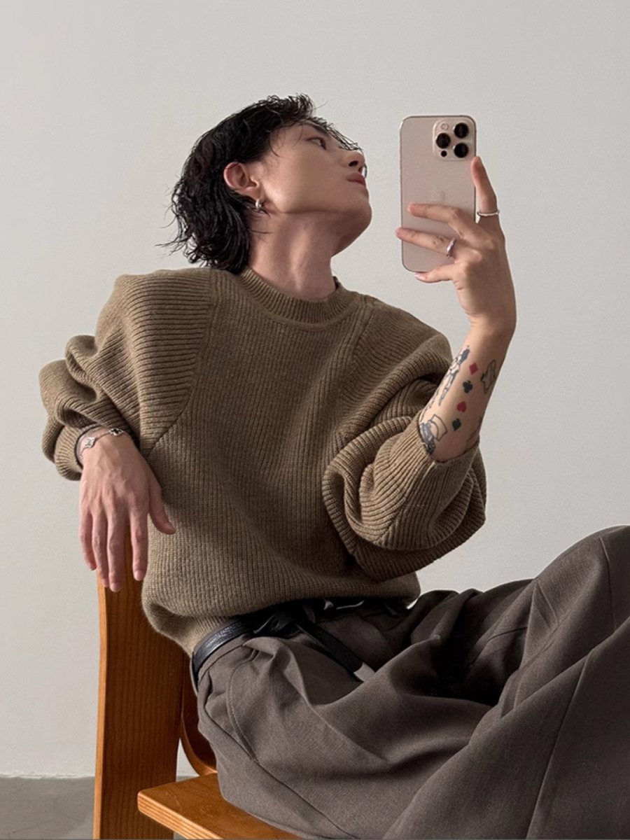 Threebooy [GENESISBOY] pullover knit na1536