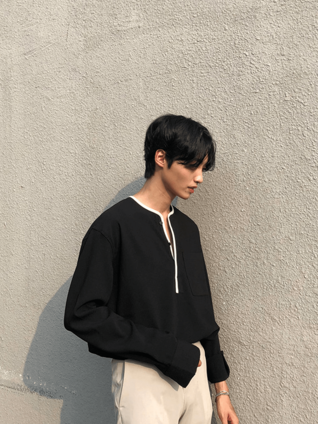 Threebooy [MRCYC] loose pullover shirt na1045