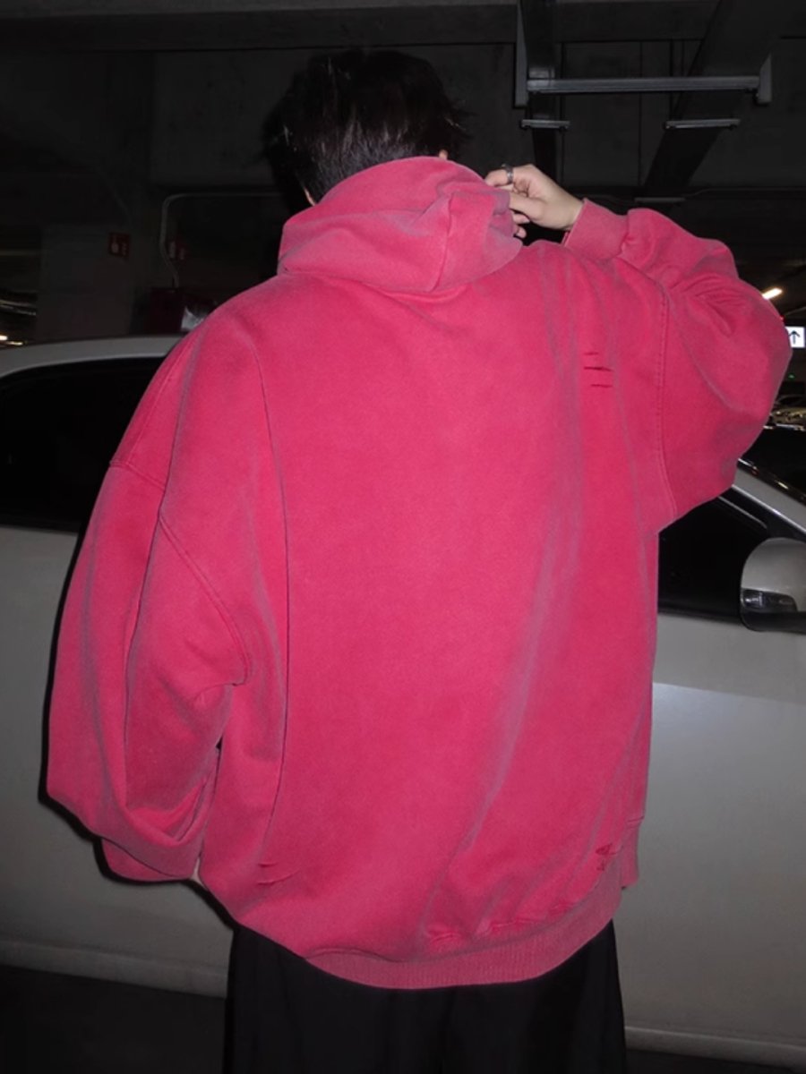 Threebooy [JH HOMME] washed hooded na1562